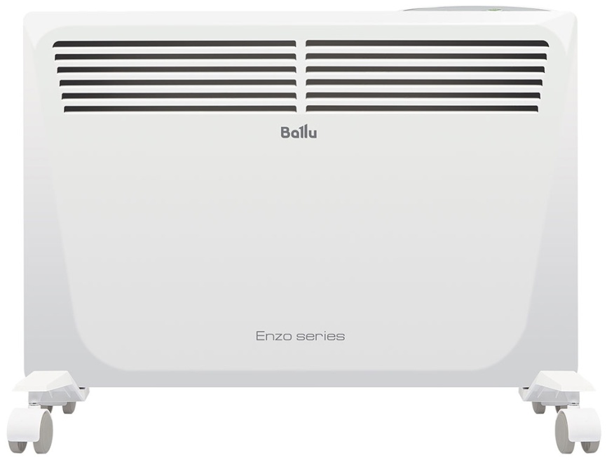 Конвектор Ballu Enzo BEC/EZER-1500,  до 20 м2, влагозащита, белый фото 2
