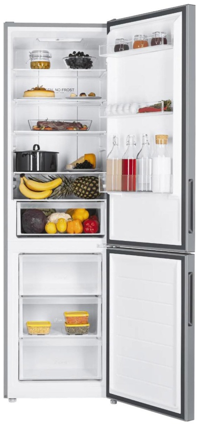 Двухкамерный холодильник Haier CEF537ASD No frost, серебристый фото 3