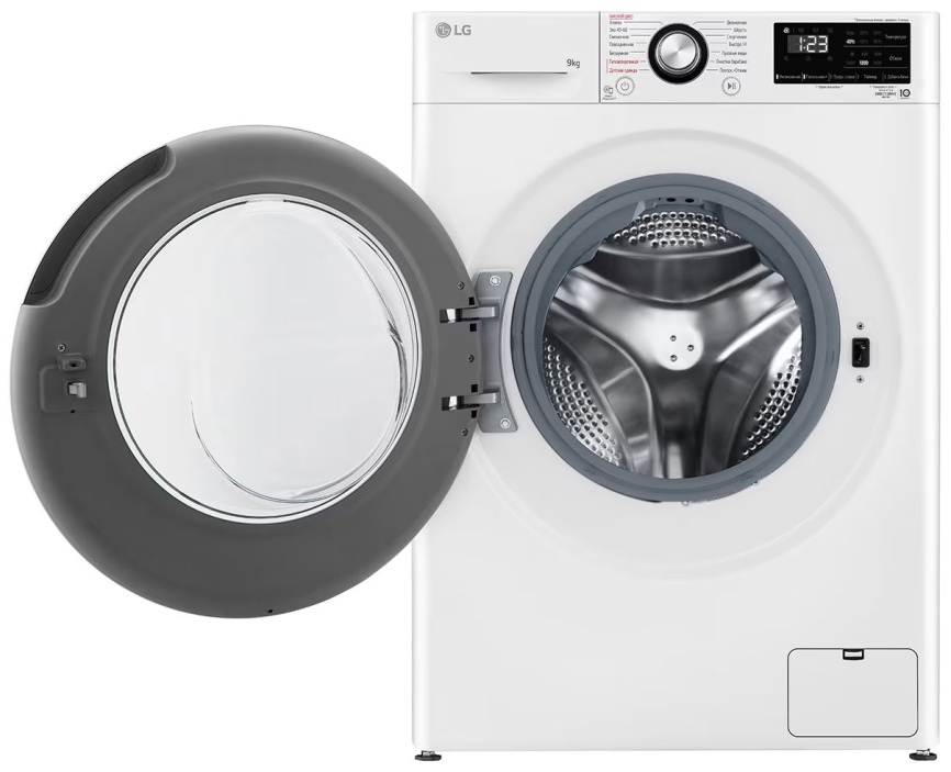 Стиральная машина LG F2V3FS6W 9 кг, белый фото 2