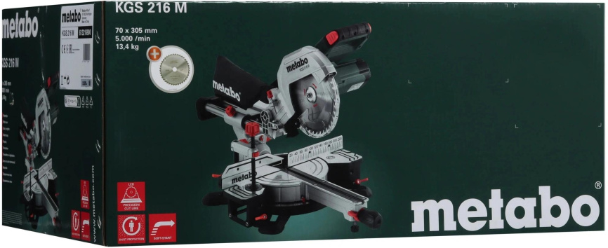 Торцовочная пила Metabo 613216900 фото 10
