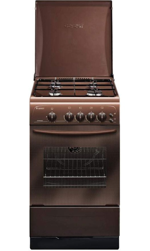 Газовая плита Gefest Брест 3200-06 к 19 50 см, 42 л, 4 конфорки, коричневый фото 1