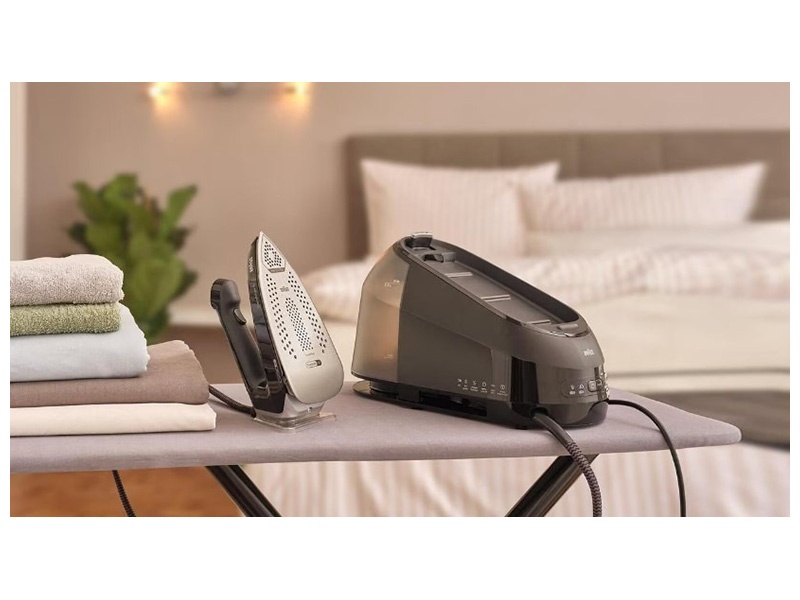 Гладильная система  Braun IS5249BK, 2400 Вт, паровой удар, черный фото 7