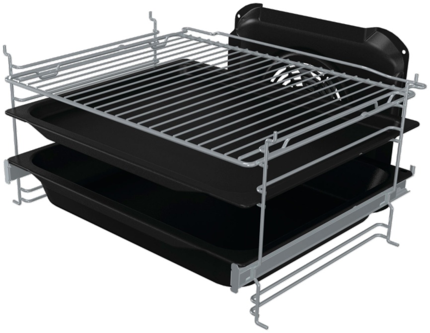 Электроплита Gorenje GEC5C42WG 50 см, 70 л, 4 конфорки, белый фото 8