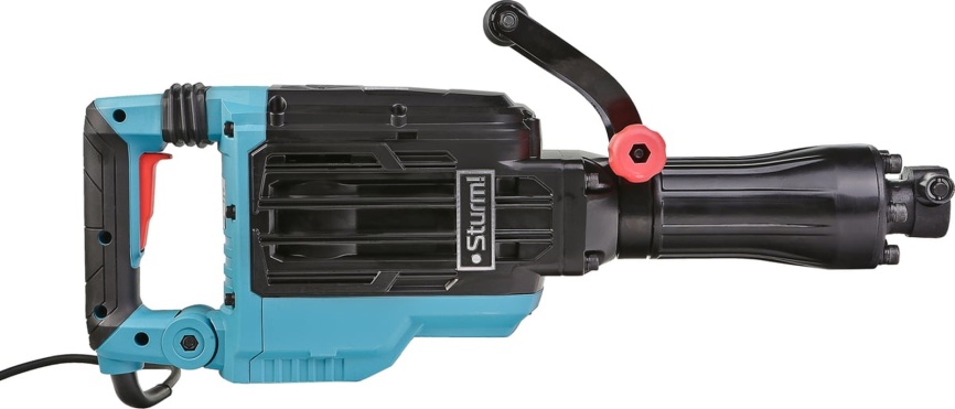 Отбойный молоток Sturm! DH2525P, ПРОФИ, 2200Вт, 60Дж, HEX, 1850уд/мин, 5 м кабель (кейс) фото 4