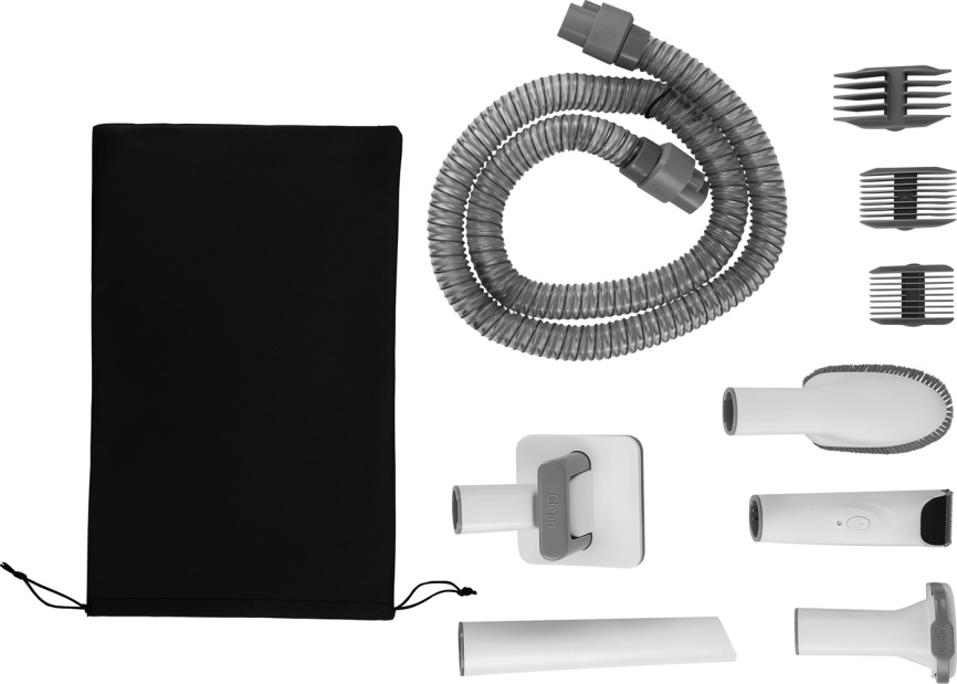 Пылесос Hyundai HYV-PETPRO1, 600 Вт, белый/коричневый фото 3