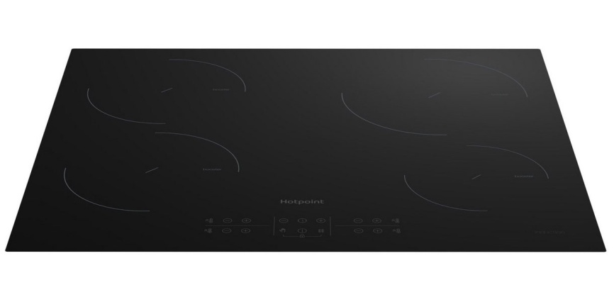 Электрическая варочная панель Hotpoint HB 1560S NE 59 см, 4 конфорки стеклокерамика, черный фото 4