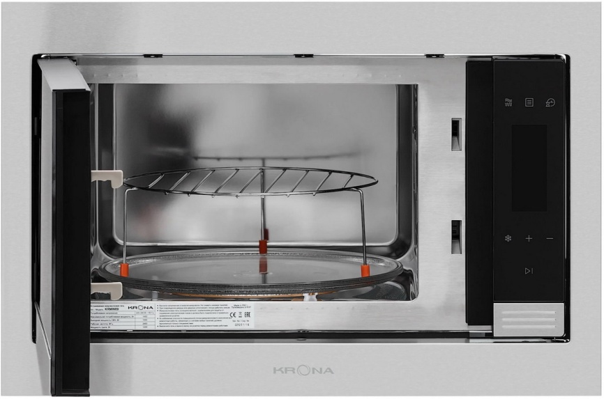 Встраиваемая микроволновая печь СВЧ Krona ESSEN 60 IX фото 3