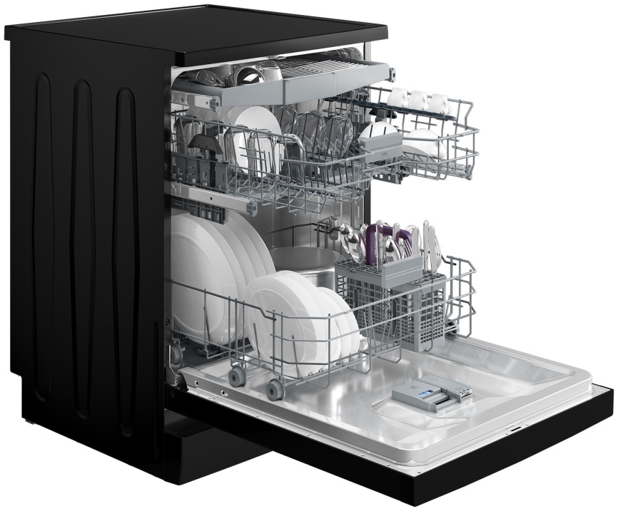 Посудомоечная машина Beko BDFN25521B черный фото 3