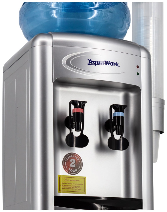 Кулер для воды Aqua Work AW 0.7TDR (серебристый) фото 9