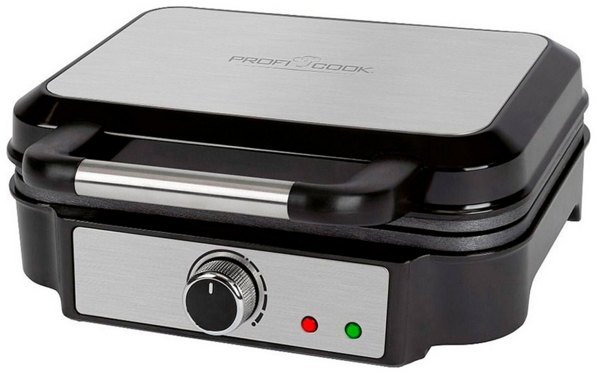 Вафельница Profi Cook PC-WA 1241 inox, термостат, мощность 1200 Вт фото 1