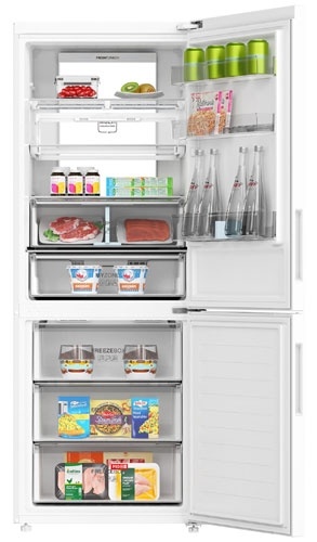 Двухкамерный холодильник Haier C4F744CWGU1 No frost, белый фото 3