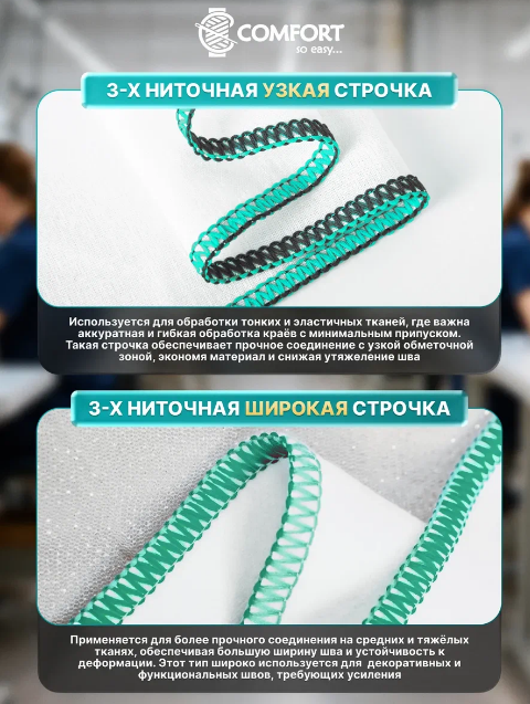 Швейная машина оверлок XV-7 COMFORT фото 10