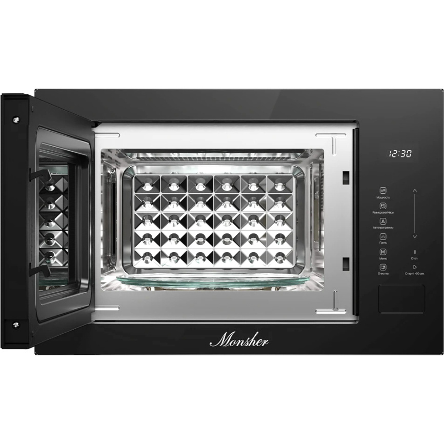 Встраиваемая микроволновая печь MONSHER MONSHER MMH 1025 Noir фото 2