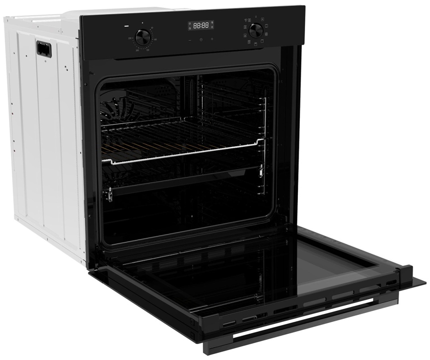 Электрический духовой шкаф Candy COXP08LTBB 59 см, 78 л, гриль и конвекция, черный фото 5