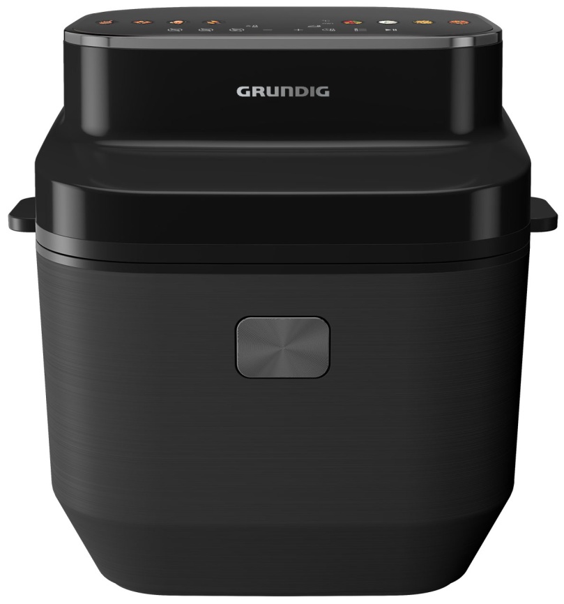 Аэрогриль Grundig FRY 8420, пароварка, 1750 Вт, 3D-нагрев, антипригарное покрытие фото 2