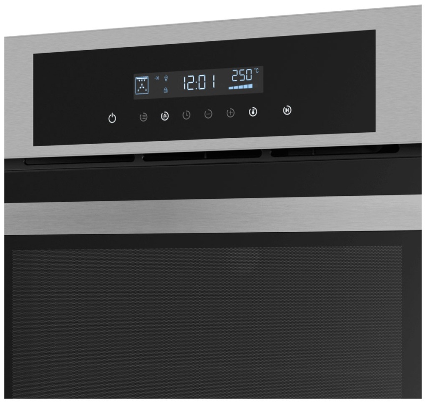 Электрический духовой шкаф Maunfeld AEOD6063S 59 см, 60 л гриль конвекция, серебристый фото 6