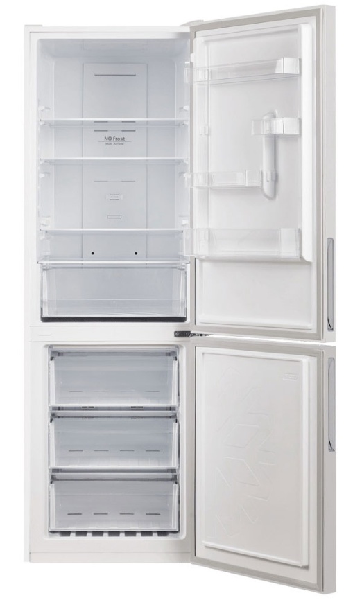Двухкамерный холодильник Maunfeld MFF185NFW10 Inverter No frost, белый фото 3