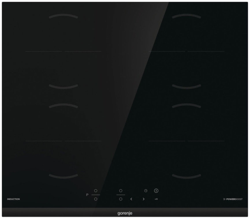 Электрическая варочная панель Gorenje GI6401BCE 59 см, 4 конфорки стеклокерамика, черный фото 3
