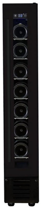 Встраиваемый винный шкаф Cellar Private CP007B 18л 7 бутылок, черный фото 1