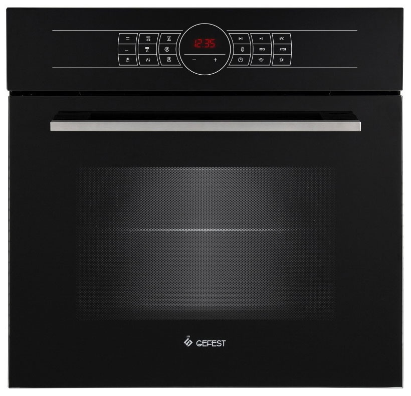 Электрический духовой шкаф Gefest ЭДВ ДА 622-04 А4S 59 см, 55 л, гриль и конвекция, черный фото 1