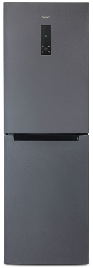 Двухкамерный холодильник Бирюса W940NF No frost, темно-серый фото 1