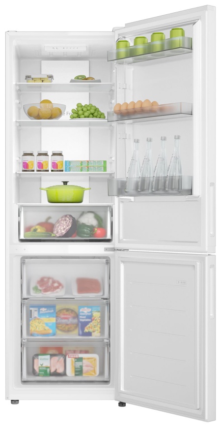 Двухкамерный холодильник Candy CFN6185W No frost, белый фото 5