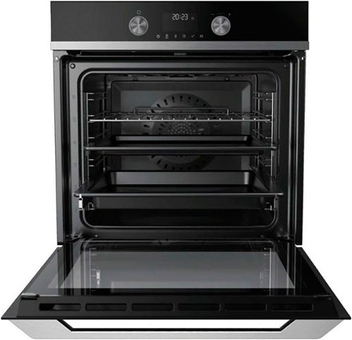Электрический духовой шкаф Haier HOQ-K5AAN3BX 59 см, 72 л, гриль, черный фото 2