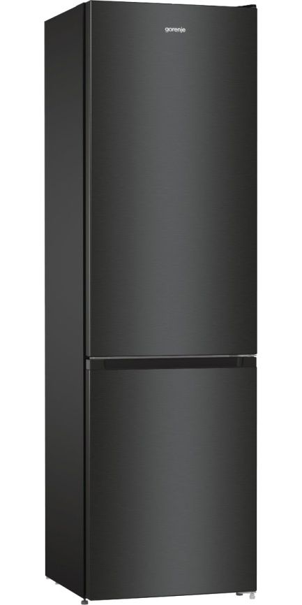 Двухкамерный холодильник Gorenje NRK6202EBXL4 No frost, черный фото 1