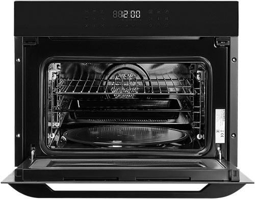 Духовой шкаф с СВЧ Maunfeld XCMO4414GB 59 см, 44 л, гриль и конвекция, черный фото 2