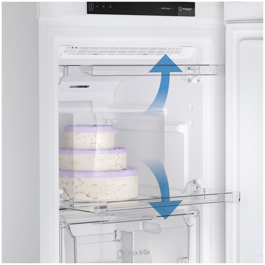 Морозильник Indesit DFZ 5175 No Frost A+ 275 л, белый фото 3