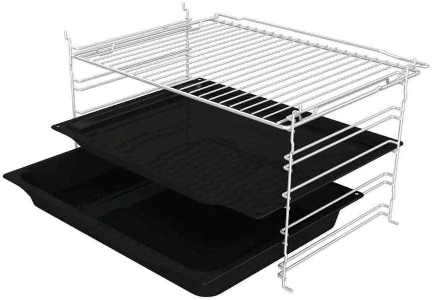 Электрический духовой шкаф Gorenje BOS67371SYB 59 см, 77 л, гриль и конвекция, черный фото 6