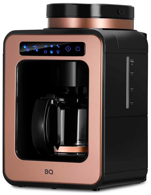 Капельная кофеварка со встроенной кофемолкой BQ CM7000 Розовое Золото-Черный фото 1