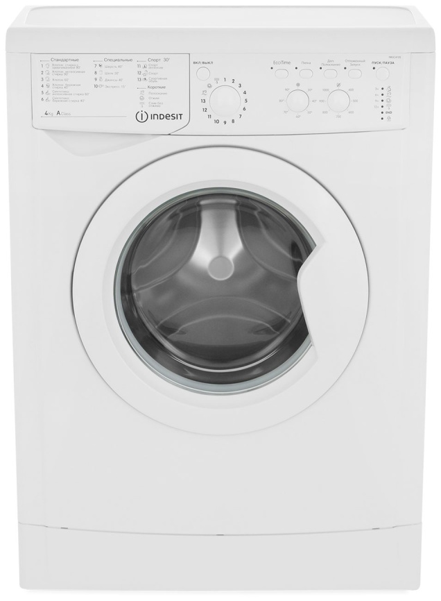 Стиральная машина Indesit Стиральная машина Indesit IWUC 4105 автомат 4 кг, 60 см, белый фото 1