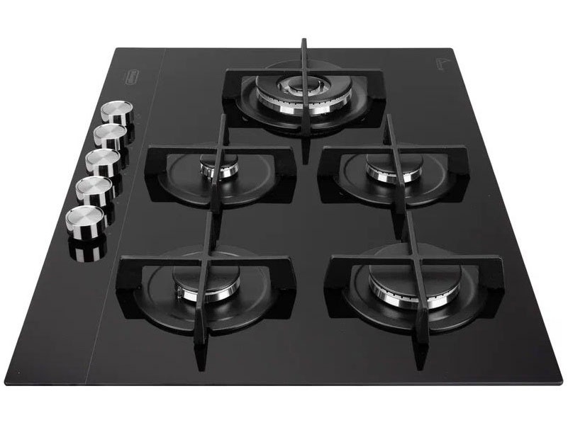Газовая варочная панель De’Longhi NSL 575D NCM RUS 75 см, 5 конфорок электроподжиг газконтроль, черный фото 6