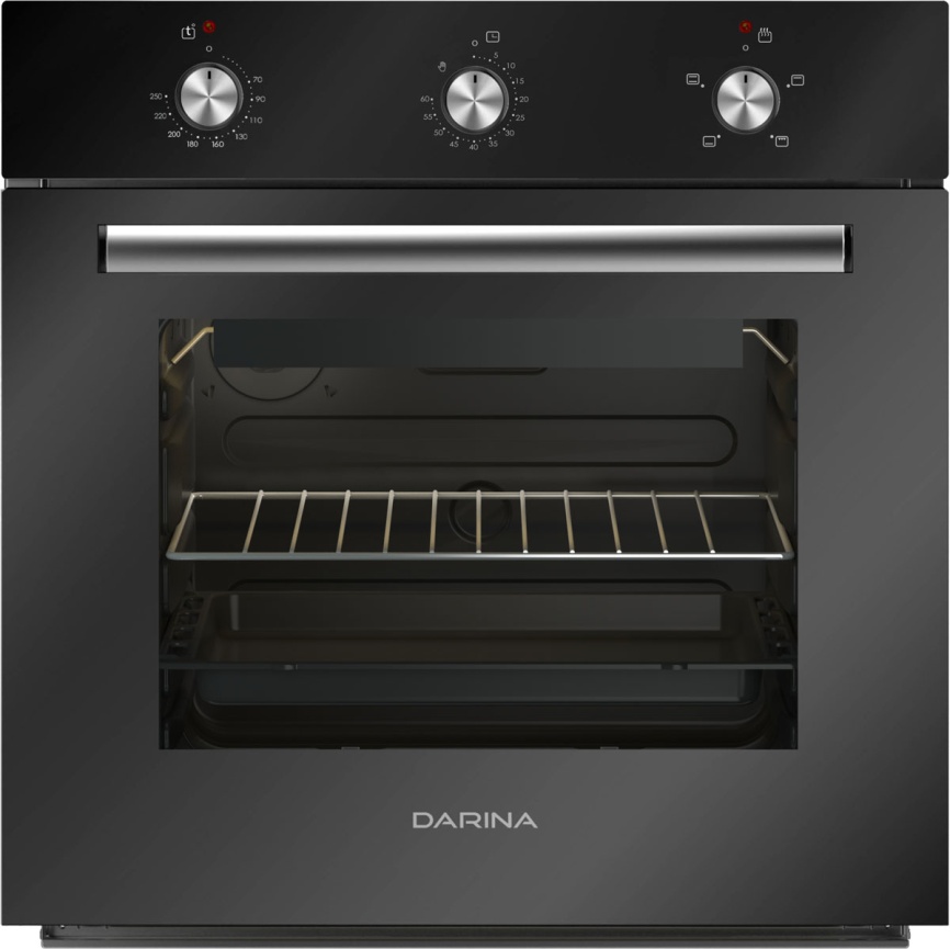 Электрический духовой шкаф Darina 1U BDE111 701 At 59 см, 50 л гриль, антрацит фото 4