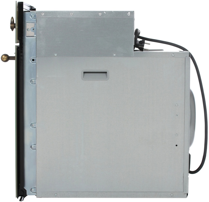 Электрический духовой шкаф De luxe 6006.03 эшв - 037 59 см, 58 л гриль конвекция, топленое молоко фото 3