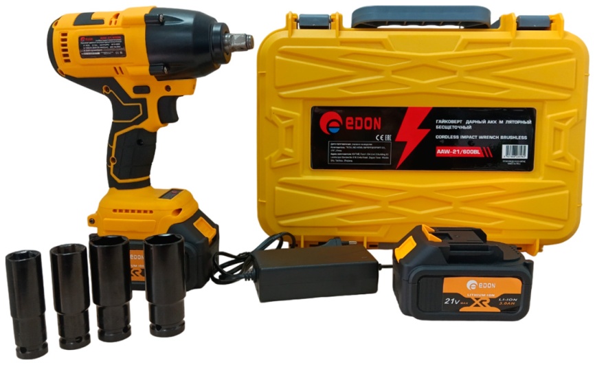 Гайковерт  Edon AAW-21/600BL фото 5