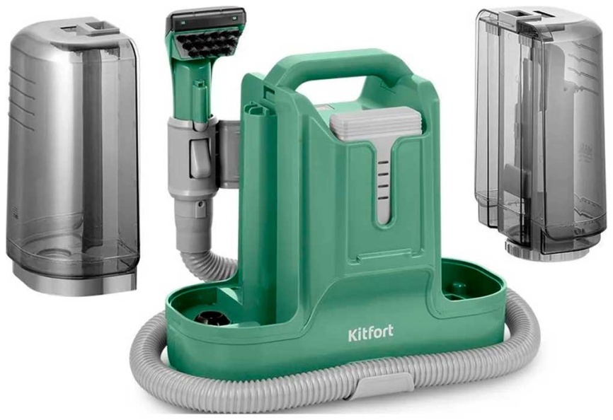 Беспроводной моющий пылесос Kitfort КТ-5217, аккумулятор 2200 мАч фото 3