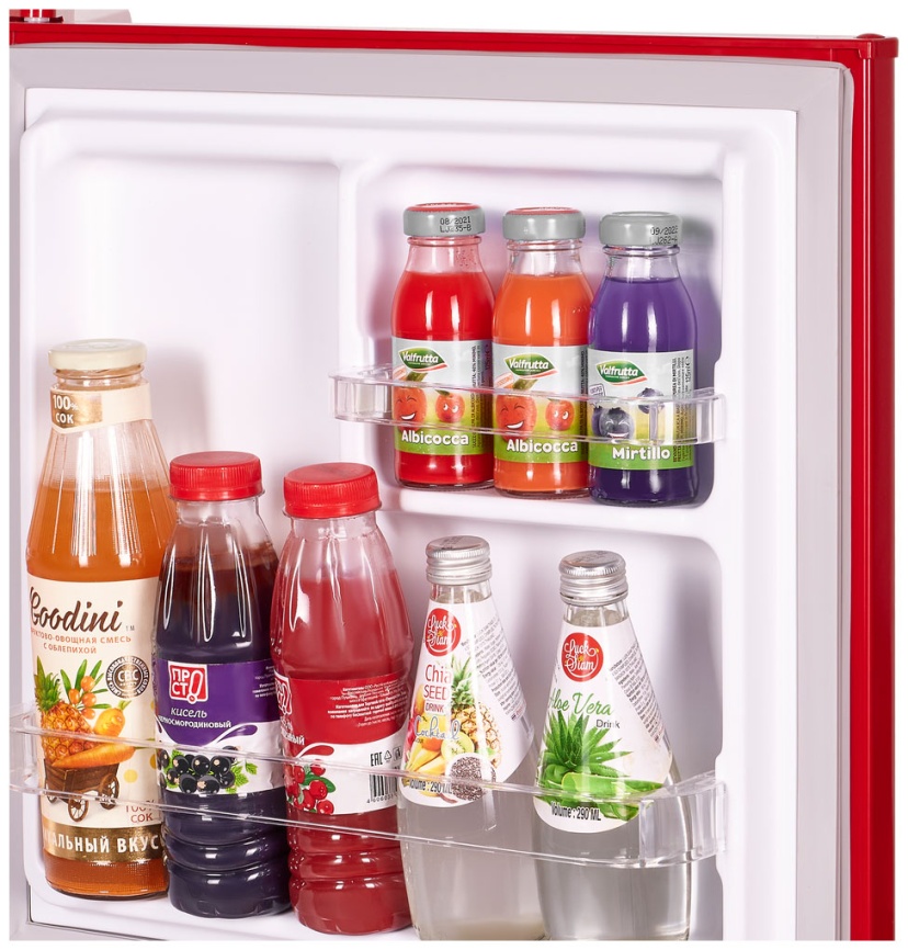 Мини-холодильник Maunfeld MFF50RR, красный фото 6