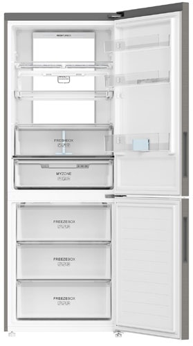 Двухкамерный холодильник Haier C4F744CMGU1 No frost, серебристый фото 2