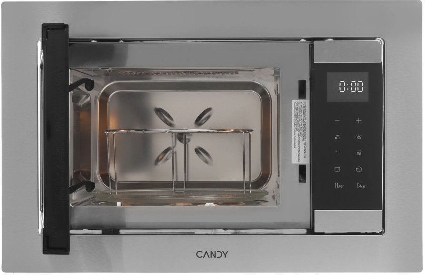 Встраиваемая микроволновая печь СВЧ Candy Встраиваемая микроволновая печь СВЧ Candy CMXBTG218X 25л, серебристый фото 8