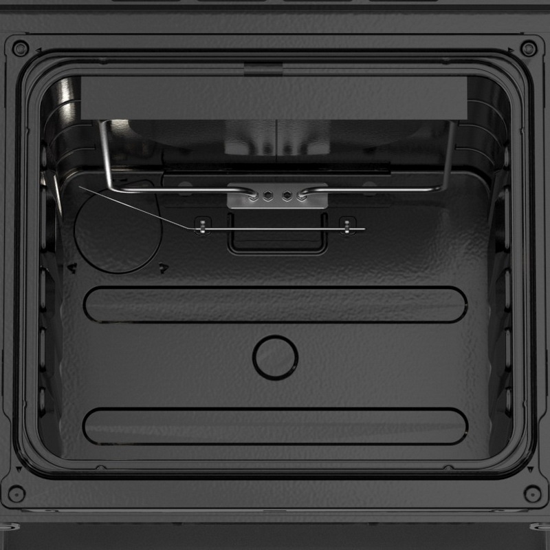 Электроплита Darina S EM 521 404 W 50 см, 45 л, 2 конфорки, белый фото 5