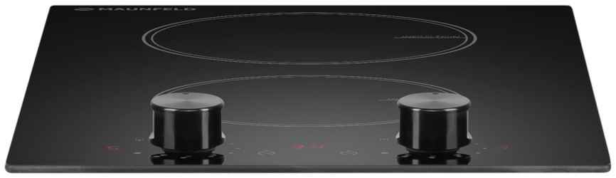 Электрическая варочная панель Maunfeld CVI292MBK2 29 см, 2 конфорки стеклокерамика, черный фото 6