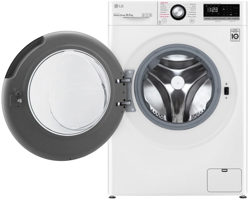 Стиральная машина LG TW4V3RS6W автомат 10,5 кг, белый фото 4