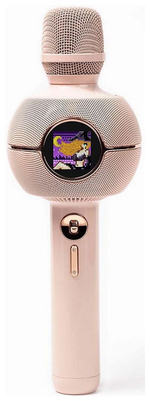 Караоке-микрофон с динамиком Divoom StarSpark розовый (41000009687) фото 1