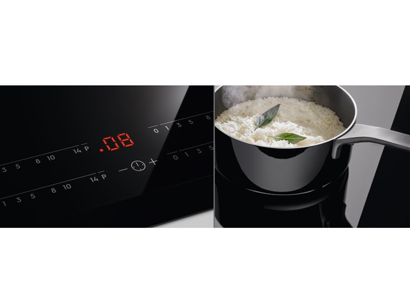 Электрическая варочная панель Electrolux CIV634 59 см, 4 конфорки стеклокерамика, черный фото 6