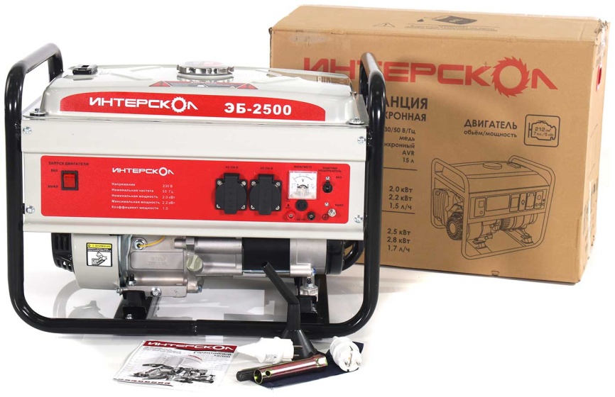 Бензиновая электростанция Интерскол ЭБ-2500 (793.0.0.40) фото 6