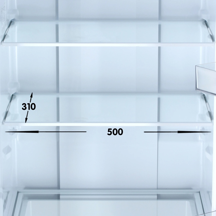 Двухкамерный холодильник Candy CFN6200G No frost, золотой фото 6