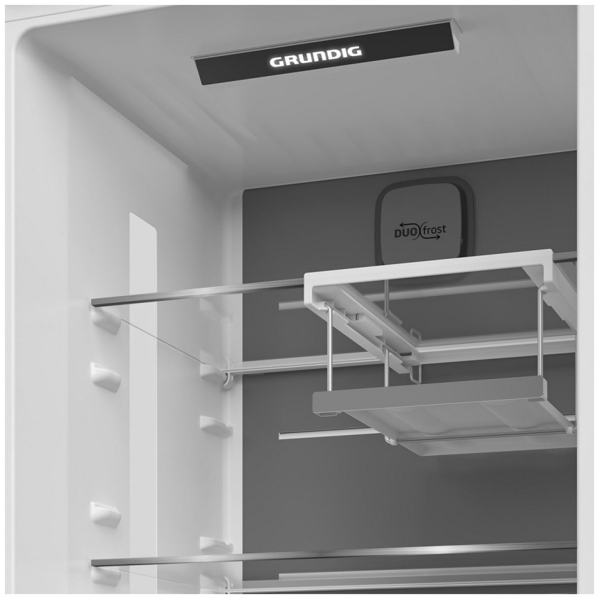 Двухкамерный холодильник Grundig GKPN66930LXDW No frost, темно-серый фото 5