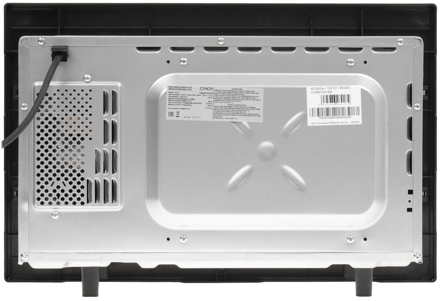 Встраиваемая микроволновая печь СВЧ Candy Встраиваемая микроволновая печь СВЧ Candy CMXBTG218X 25л, серебристый фото 9